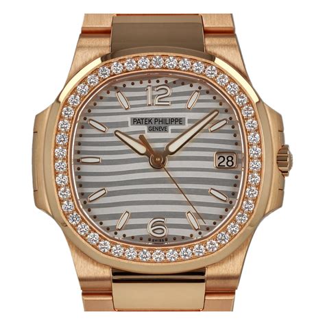 patek philippe ladies nautilus 7010g|Patek Philippe full diamond price.